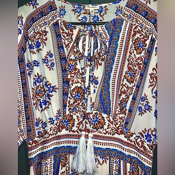 En Crème |  BoHo Long Dress | Women’s Size Small | NWT - Picture 7 of 7